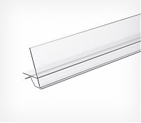 GLL39, Ценникодержатель для стеклянных и деревянных полок. Pos-товары каталог на сайте, большой выбор, низкие цены